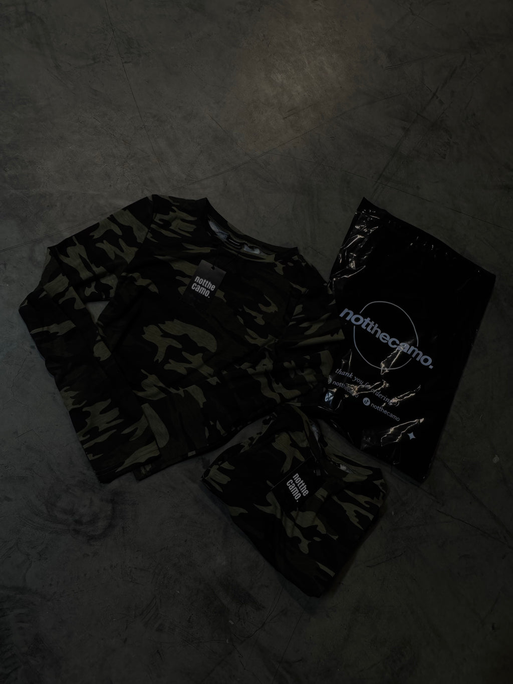 Camo Crop top - slim