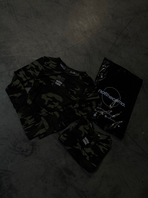 Camo Crop top - slim