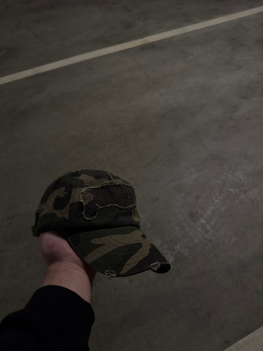 Green angel camo hat