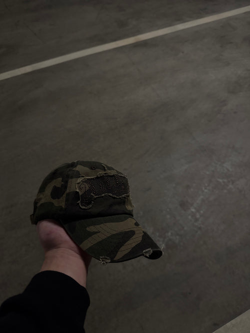 Green angel camo hat