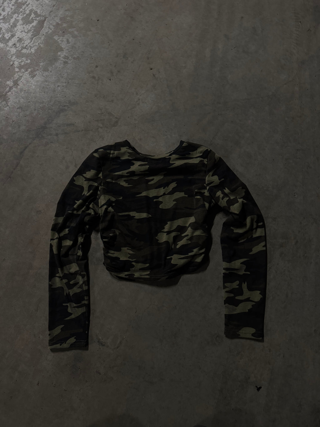 Camo Crop top - slim